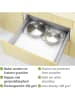Wenko 2-delige set: antislipmatten "Noppen" wit - (L)150 x (B)50 cm