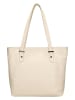Wojas Skórzana torebka w kolorze beżowym - 40 x 31 x 11 cm