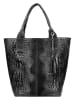 Wojas Leren shopper zwart - (B)36 x (H)41 x (D)18 cm