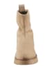 Heine Leder-Boots in Beige