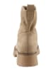 Heine Leder-Boots in Beige