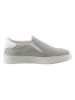 Heine Leder-Slipper in Grau