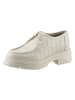 Heine Leren veterschoenen crème