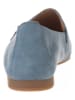 Gabor Leren mocassins blauw