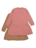 Minymo Sukienki (2 szt.) w kolorze różowo-jasnobrązowym