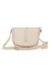 Lia Biassoni Leren schoudertas "Mella" crème - (B)24 x (H)20 x (D)9 cm
