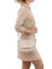 Lia Biassoni Leren schoudertas "Mella" crème - (B)24 x (H)20 x (D)9 cm