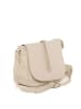 Lia Biassoni Leren schoudertas "Mella" crème - (B)24 x (H)20 x (D)9 cm