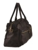 Lia Biassoni Leder-Schultertasche in Schwarz - (B)48 x (H)33 x (T)20 cm