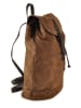 Lia Biassoni Skórzany plecak w kolorze brązowym - 35 x 38 x 18 cm
