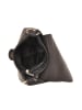 Mila Blu Skórzana torebka w kolorze czarnym - 19 x 17 x 6 cm