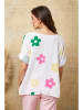 Joséfine Shirt "Aphrodite" wit/meerkleurig