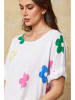 Joséfine Shirt "Aphrodite" in Weiß/ Bunt