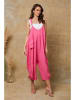 Fleur de Lin Leinen-Latzhose "Bridget" in Pink