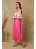 Fleur de Lin Leinen-Latzhose "Bridget" in Pink