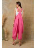 Fleur de Lin Leinen-Latzhose "Bridget" in Pink