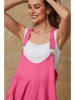 Fleur de Lin Leinen-Latzhose "Bridget" in Pink