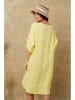 La Compagnie Du Lin Leinen-Kleid "Cadence" in Gelb