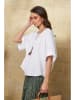 La Compagnie Du Lin Leinen-Shirt "Calane" in Weiß
