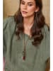 Fleur de Lin Leinenshirt "Calane" in Khaki