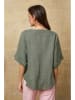 Fleur de Lin Leinenshirt "Calane" in Khaki