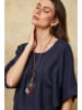 Fleur de Lin Leinenshirt "Calane" in Dunkelblau