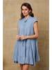 Fleur de Lin Leinenkleid "Deka" in Hellblau