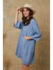 Joséfine Lniana sukienka "Direct" w kolorze niebieskim