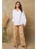 Fleur de Lin Linnen blouse "Dola" wit