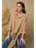 Fleur de Lin Linnen blouse "Dola" camel