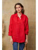 Fleur de Lin Leinenbluse "Dola" in Rot