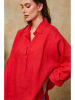 Fleur de Lin Leinenbluse "Dola" in Rot