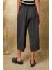 Fleur de Lin Leinen-Hose "Erus" in Anthrazit