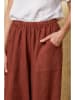 Fleur de Lin Leinen-Hose "Erus" in Rostrot