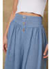 Fleur de Lin Leinen-Marlenehose "Kendra" in Blau