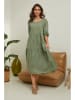 Fleur de Lin Leinen-Kleid "Lantana" in Khaki