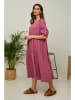 Fleur de Lin Leinen-Kleid "Lantana" in Pink