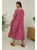La Compagnie Du Lin Leinen-Kleid "Lantana" in Pink