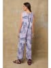 Joséfine Linnen jumpsuit "Magda" lila/blauw