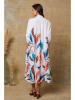 Joséfine Blousejurk "Olga" wit/meerkleurig