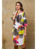 Fleur de Lin Leinen-Kleid "Quincy" in Weiß/ Bunt