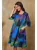 Joséfine Leinenkleid "Quincy" in Blau/ Bunt