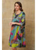 Fleur de Lin Leinen-Kleid "Quincy" in Bunt