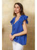 Fleur de Lin Linnen shirt "Quiriem" blauw