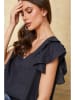 Fleur de Lin Linnen shirt "Quiriem" donkerblauw
