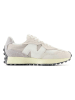 New Balance Leder-Sneakers "U327" in Grau/ Beige