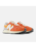 New Balance Skórzane sneakersy "U327" w kolorze pomarańczowo-szarym