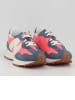 New Balance Skórzane sneakersy "327" w kolorze niebiesko-różowo-kremowym