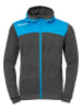 Kempa Trainingsjacke "Emotion 2.0" in Anthrazit/ Hellblau