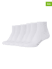Mustang 6er-Set: Socken in Weiß